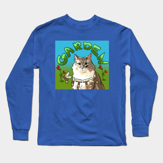 Garden  Kitty 2 Long Sleeve T-Shirt by TAP4242